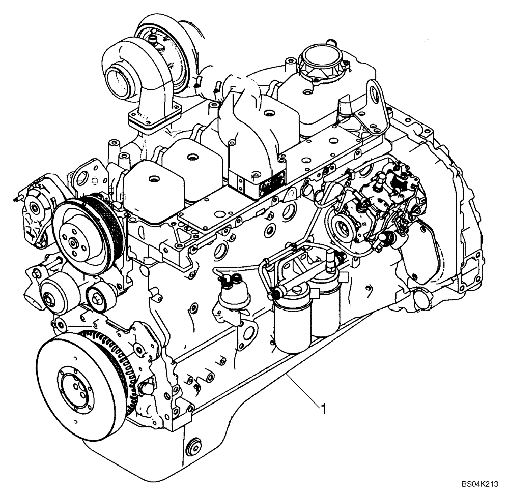 Схема запчастей Case 850K - (02-09) - ENGINE (02) - ENGINE