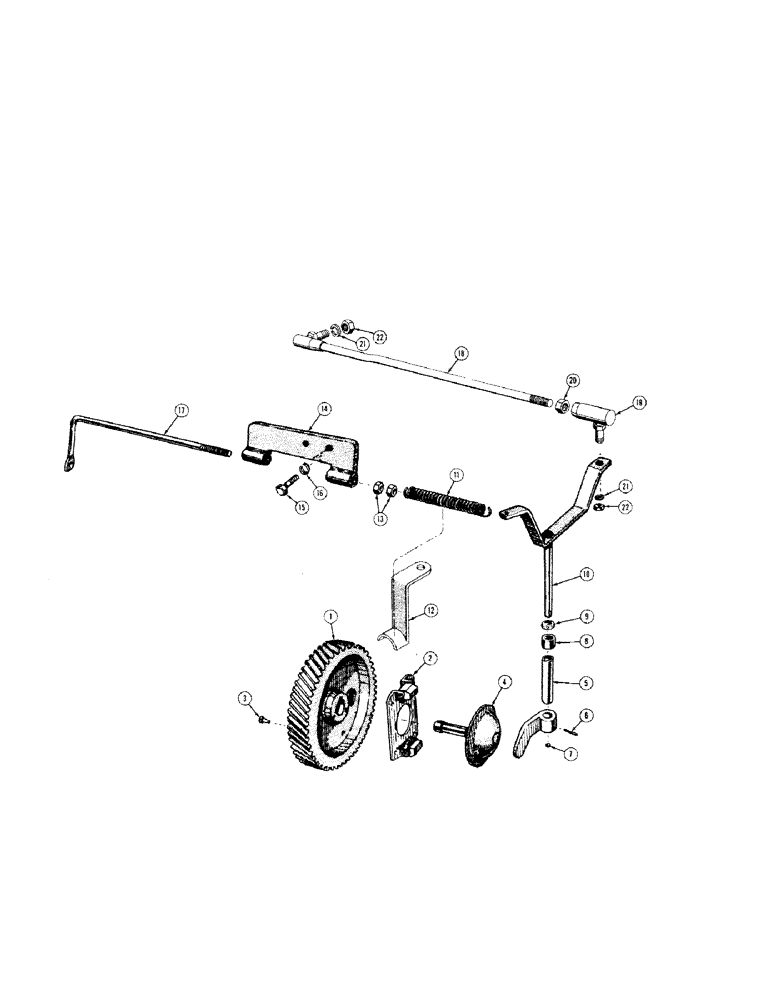 Схема запчастей Case 310 - (028) - GOVERNOR, HEAD AND TAIL LIGHTS (OPTIONAL) (06) - ELECTRICAL SYSTEMS