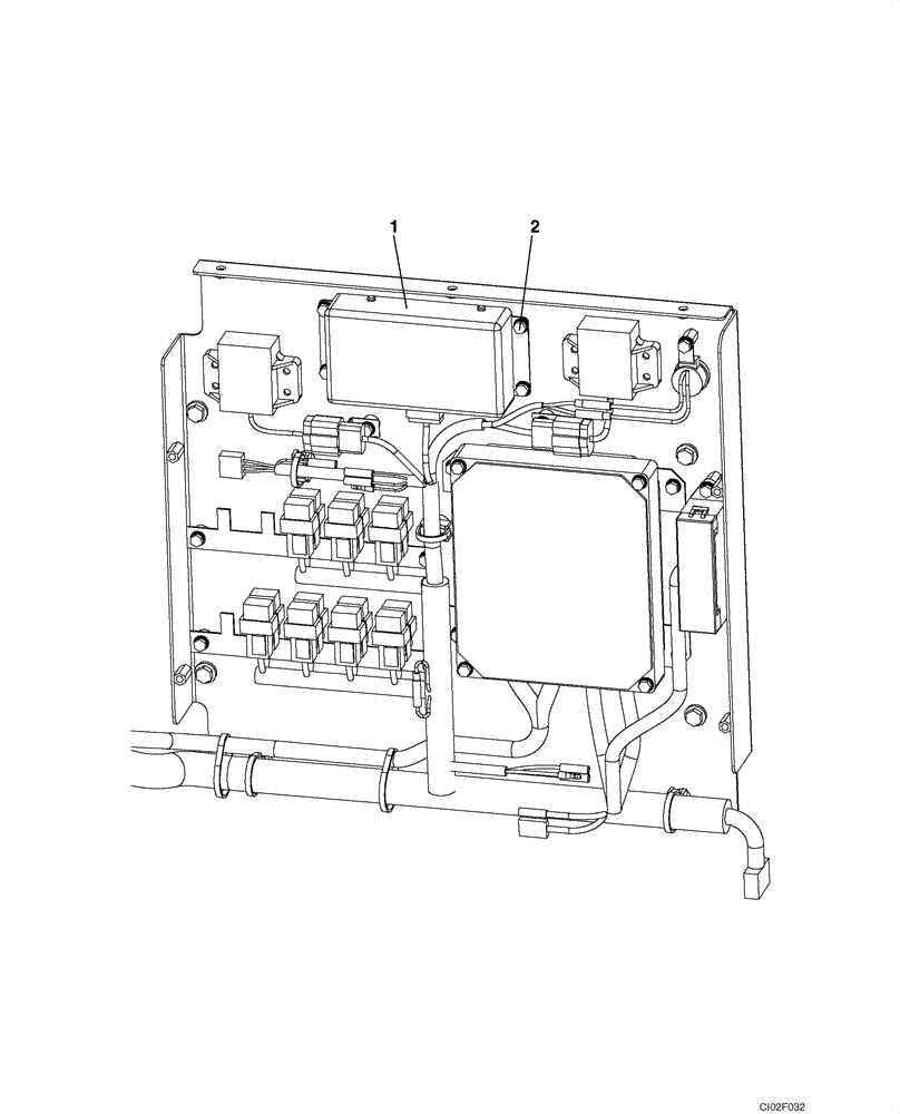 Схема запчастей Case CX135SR - (04-07) - CONVERTER (04) - ELECTRICAL SYSTEMS