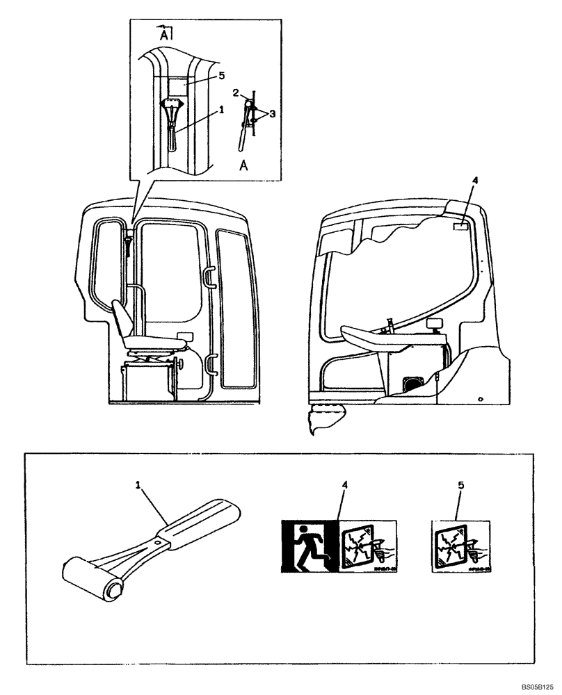 Схема запчастей Case CX135SR - (09-09) - HAMMER (09) - CHASSIS/ATTACHMENTS