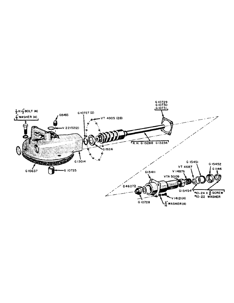 Схема запчастей Case 320 - (077) - STEERING GEAR, CAM AND LEVER HOUSING (05) - STEERING