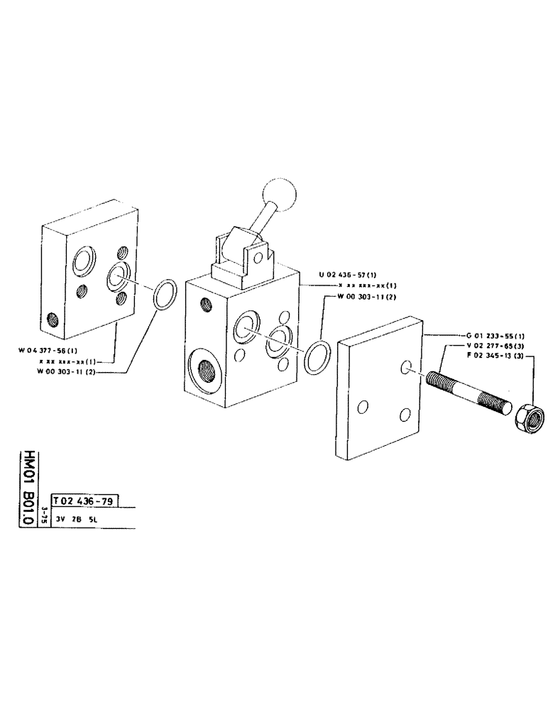 Схема запчастей Case 90CL - (104) - No Description Provided (07) - HYDRAULIC SYSTEM