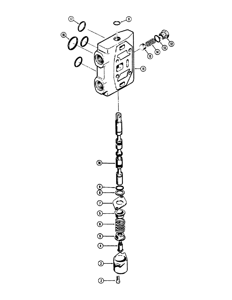 Схема запчастей Case 680CK - (192) - D40754 BACKHOE STABILIZER SECTION (35) - HYDRAULIC SYSTEMS