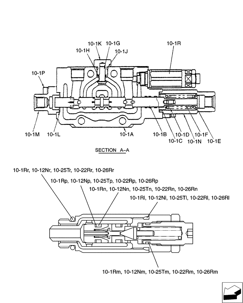 Схема запчастей Case CX31B - (01-029[03]) - VALVE INSTAL, ANGLE DOZER (35) - HYDRAULIC SYSTEMS