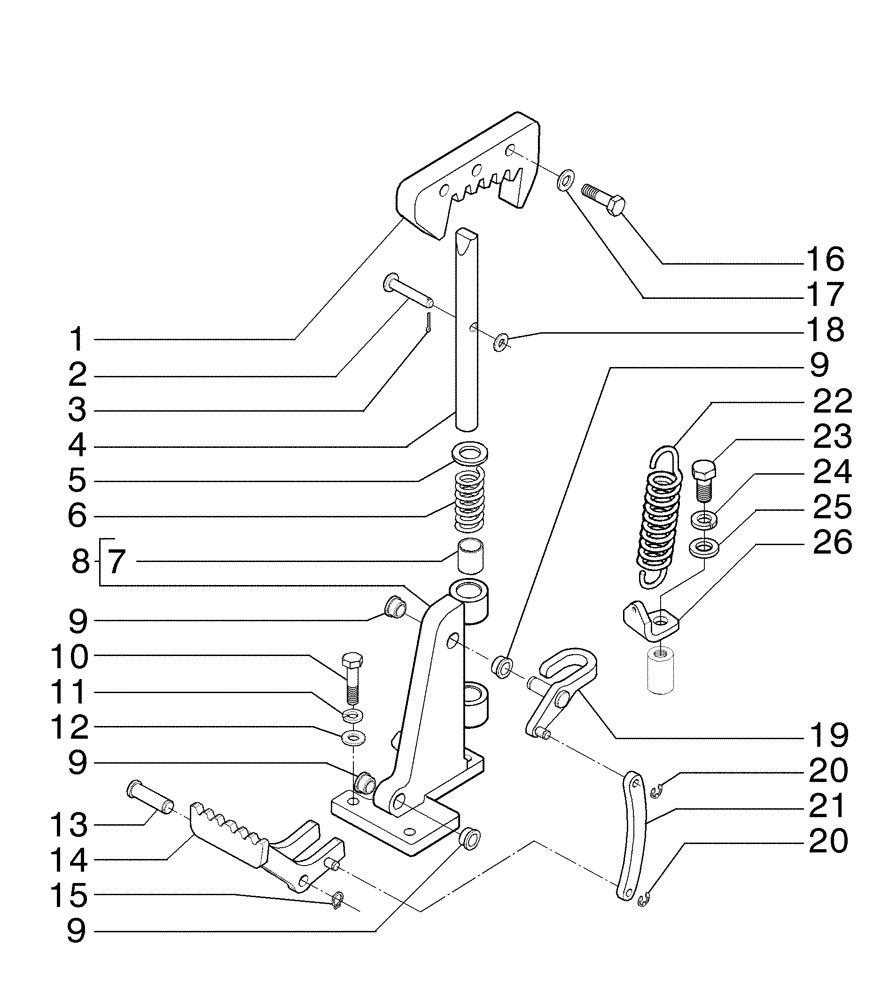 Схема запчастей Case 865B AWD - (05-06[01]) - OPERATORS CONSOLE (05) - STEERING