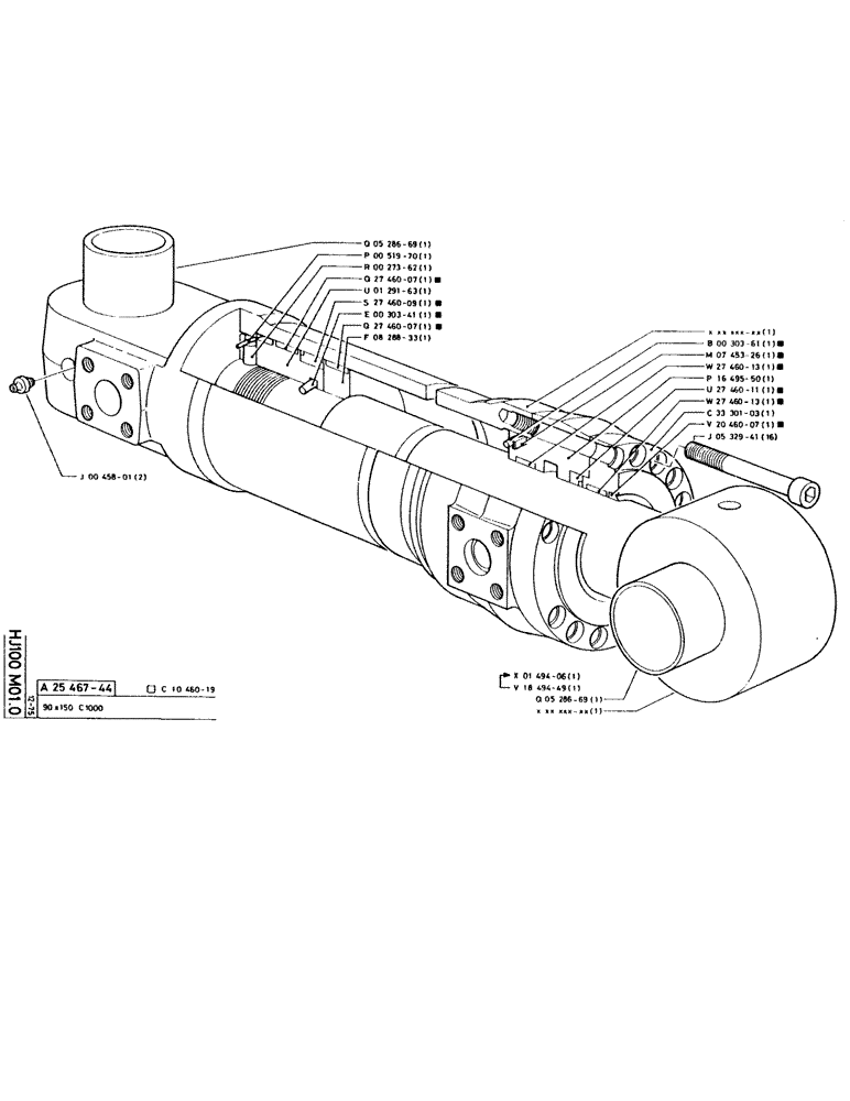 Схема запчастей Case 115CL - (075) - NO DESCRIPTION PROVIDED 