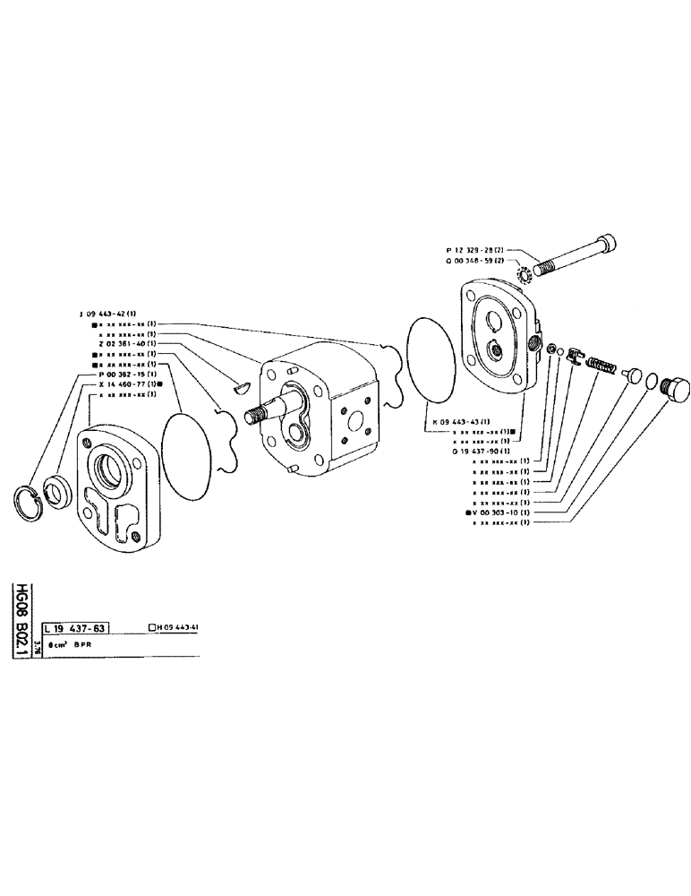 Схема запчастей Case 90CL - (083) - NO DESCRIPTION PROVIDED (07) - HYDRAULIC SYSTEM