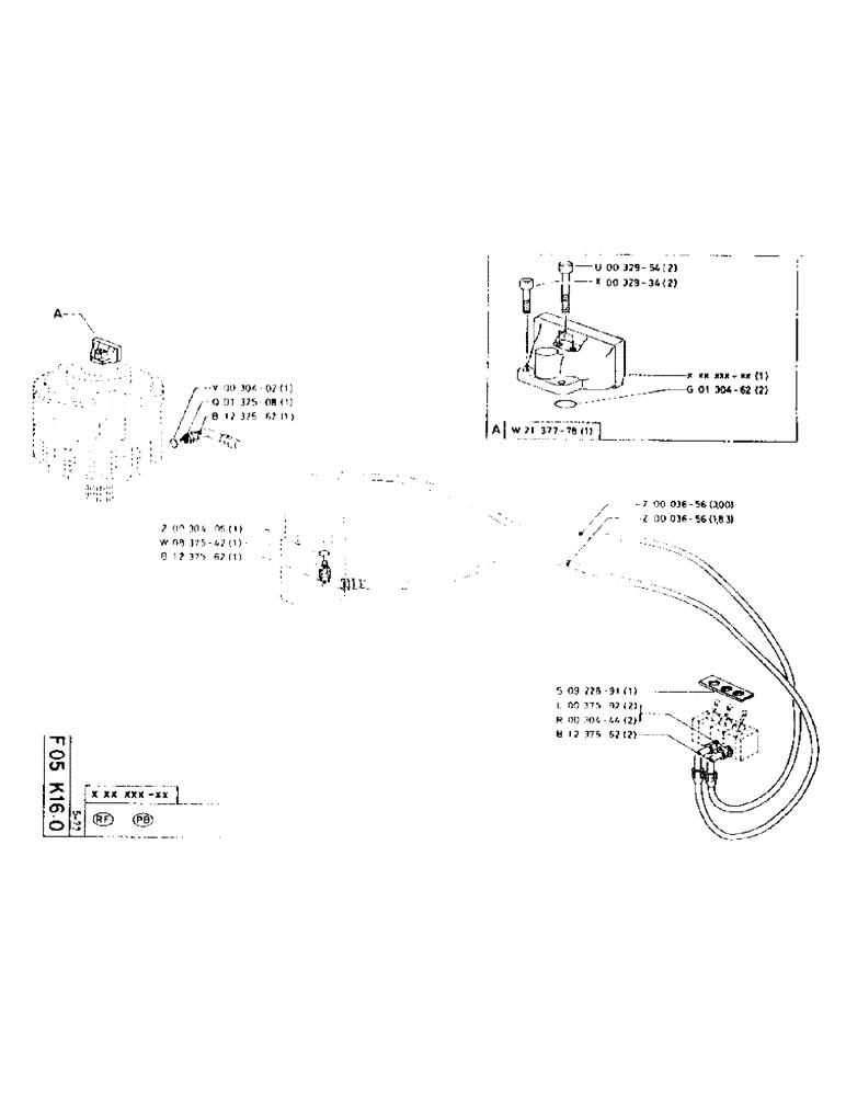 Схема запчастей Case 75P - (074) - HYDRAULIC CIRCUIT (07) - HYDRAULIC SYSTEM