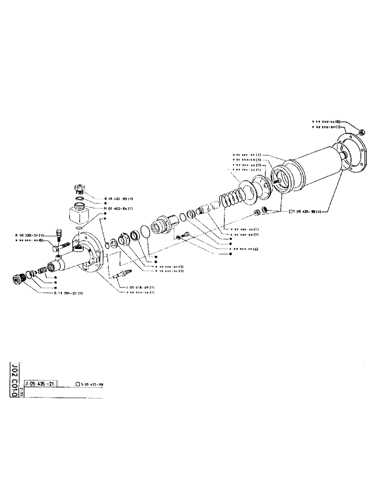 Схема запчастей Case 75P - (136) - NO DESCRIPTION PROVIDED (07) - HYDRAULIC SYSTEM