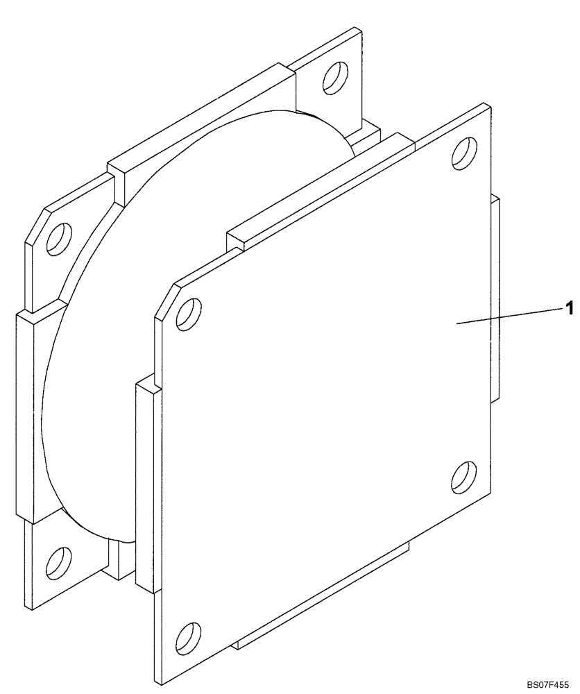 Схема запчастей Case SV210 - (09-31[01]) - MOUNTING (GROUP 15) (ND109337) (09) - CHASSIS/ATTACHMENTS