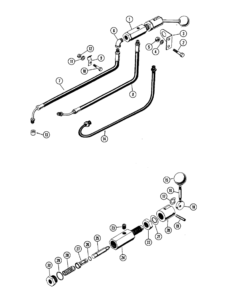 Схема запчастей Case W9A - (084) - A16667 TRANSMISSION CUT-OFF ATTACHMENT, A16668 VALVE (06) - POWER TRAIN