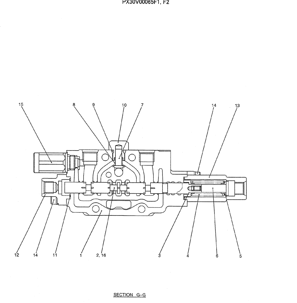 Схема запчастей Case CX31B - (07-008) - VALVE ASSY, CONTROL (BOOM SWING) (35) - HYDRAULIC SYSTEMS