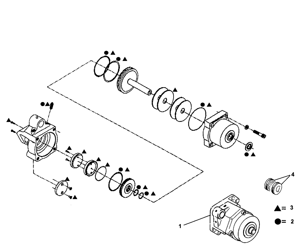 Схема запчастей Case 325 - (3.400A[09]) - BRAKE SYSTEM - BRAKE CALIPER - BSN HHD000243 (09) - Implement / Hydraulics / Frame / Brakes