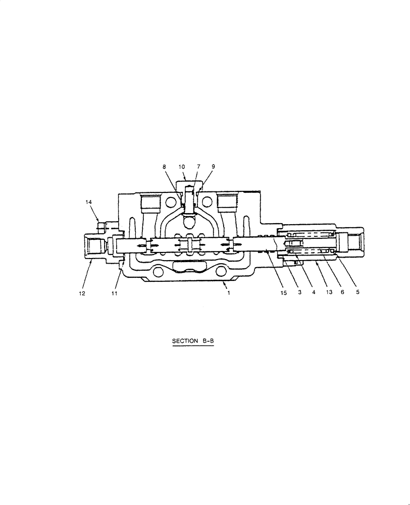 Схема запчастей Case CX36B - (HC003-01[1]) - HYDRAULIC CONTROL VALVE - COMPONENTS (SLEW) (35) - HYDRAULIC SYSTEMS