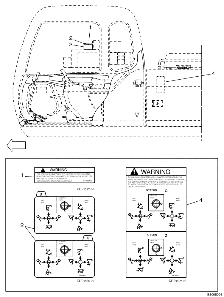 Схема запчастей Case CX700 - (09-404-00[01]) - DECALS (09) - CHASSIS/ATTACHMENTS