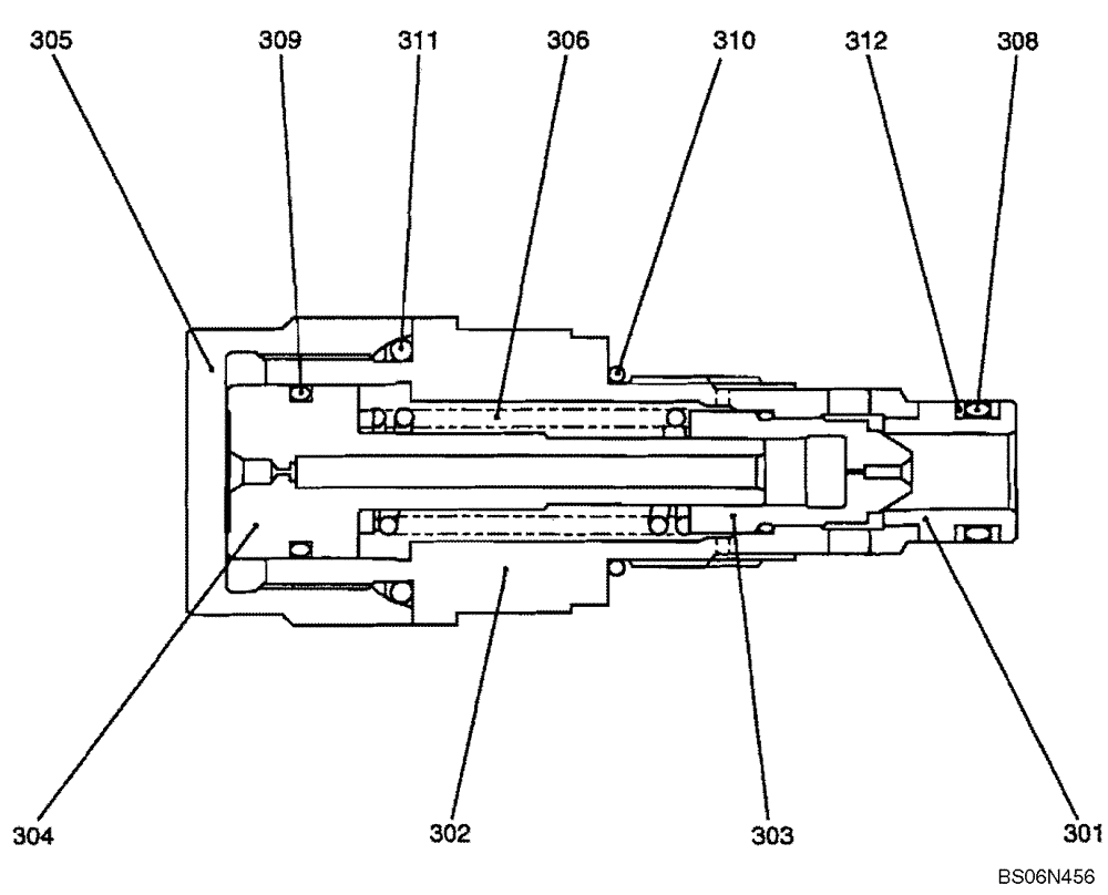 Схема запчастей Case CX17B - (08-019[00]) - VALVE ASSY, RELIEF (SWING MOTOR) (PU22V00001F1) (35) - HYDRAULIC SYSTEMS