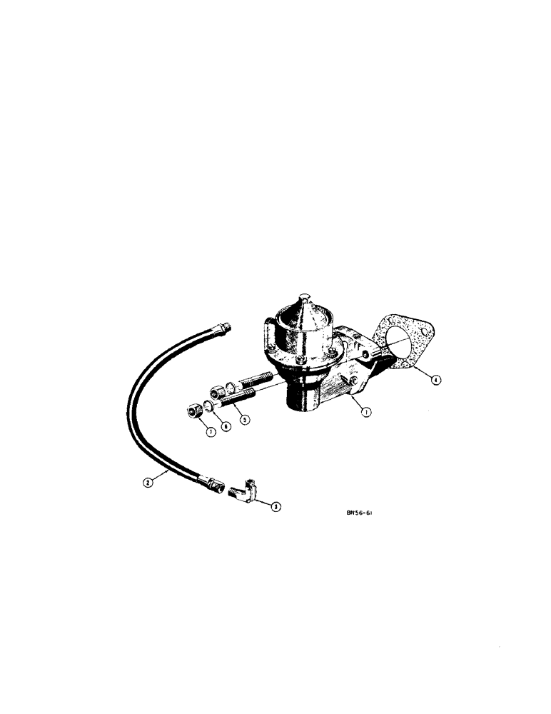 Схема запчастей Case 400 - (020[1]) - FUEL PUMP - GAS (02) - FUEL SYSTEM