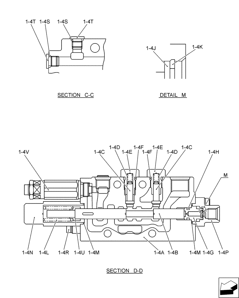 Схема запчастей Case CX17B - (01-020[05]) - VALVE INSTAL (35) - HYDRAULIC SYSTEMS