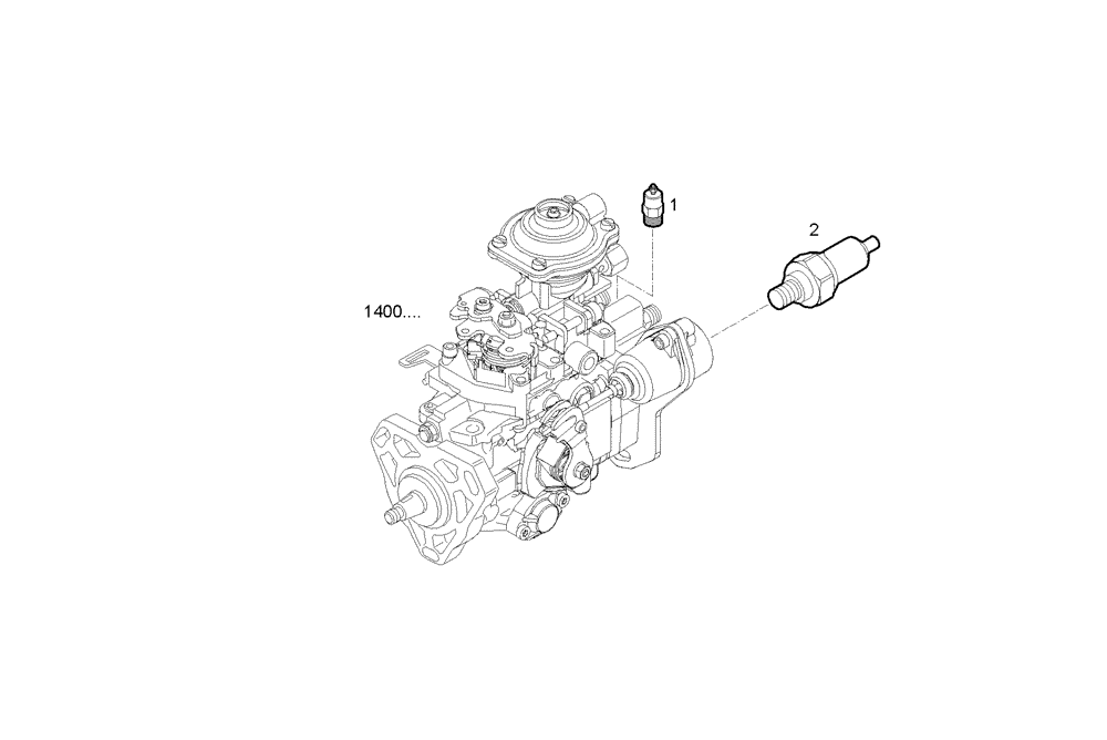 Схема запчастей Case F5CE9454G A001 - (1450.008) - INJECTION PUMP (COMPONENTS) (10) - ENGINE