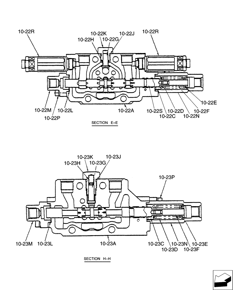 Схема запчастей Case CX31B - (01-029[08]) - VALVE INSTAL, ANGLE DOZER (35) - HYDRAULIC SYSTEMS