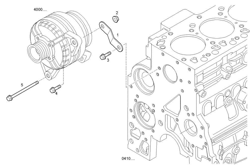 Схема запчастей Case F4GE9454K J604 - (4010.126) - MOUNT 