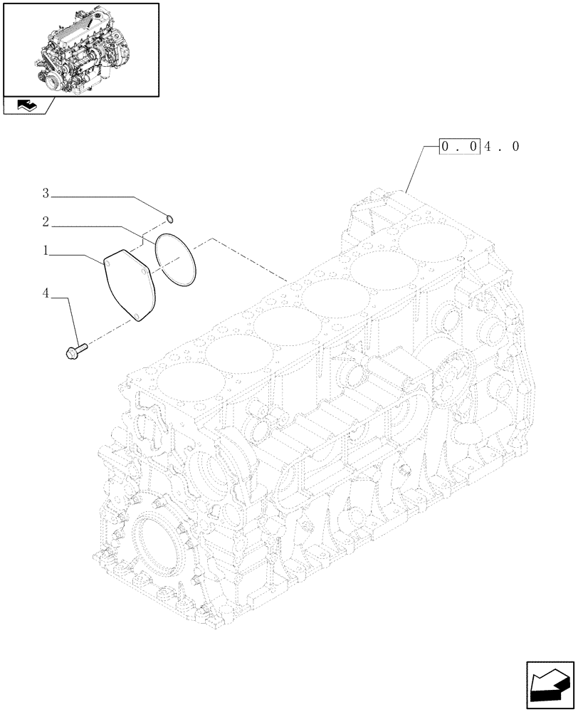 Схема запчастей Case F2CE9684C E013 - (0.35.0) - BELT PULLEY DRIVE & COVER (504150293) 