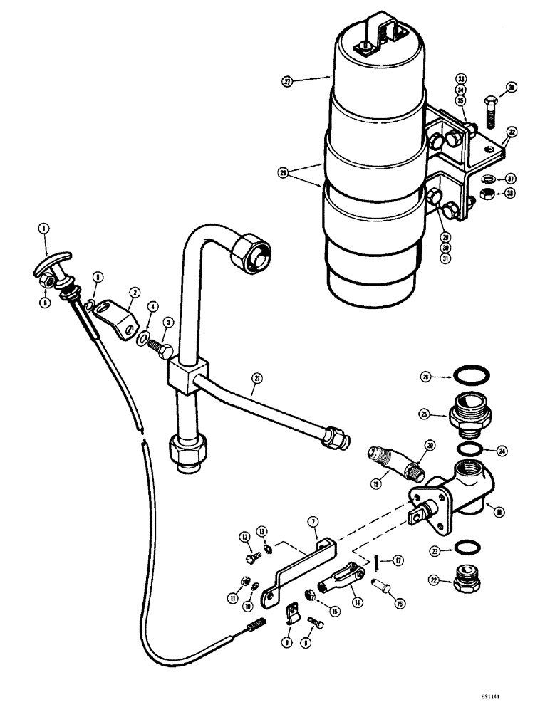 Схема запчастей Case W10C - (248) - ACCUMULATOR ATTACHMENT (08) - HYDRAULICS