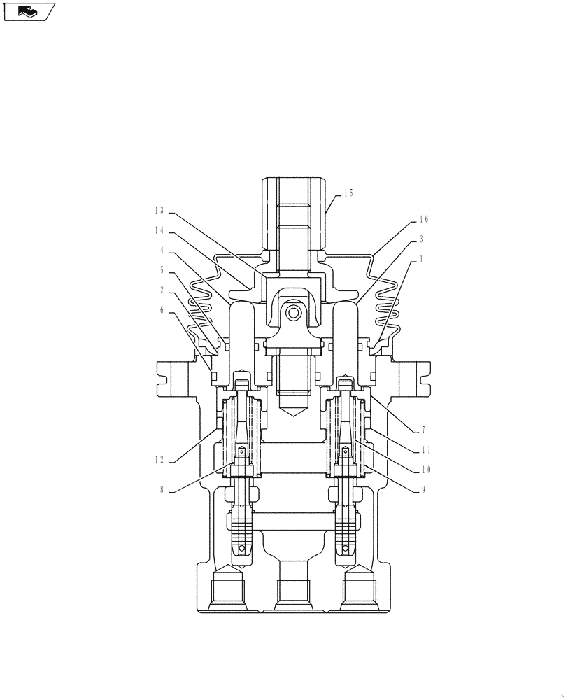 Схема запчастей Case CX55BMSR - (01-022[02]) - VALVE INSTALL (ANGLE DOZER) (35) - HYDRAULIC SYSTEMS