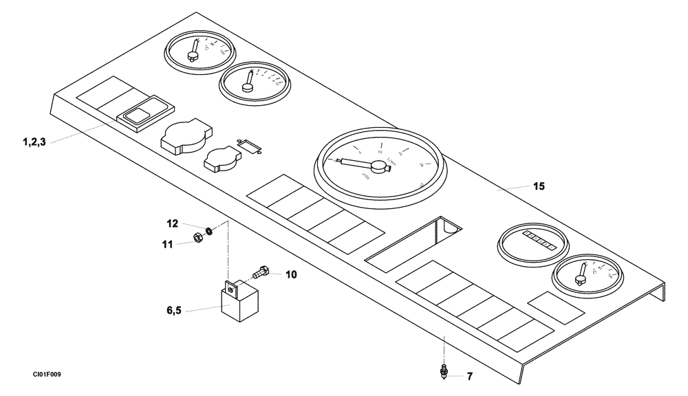 Схема запчастей Case SV210 - (04-002-01[01]) - DRUM ANTI-SLIP CONTROL (04) - ELECTRICAL SYSTEMS