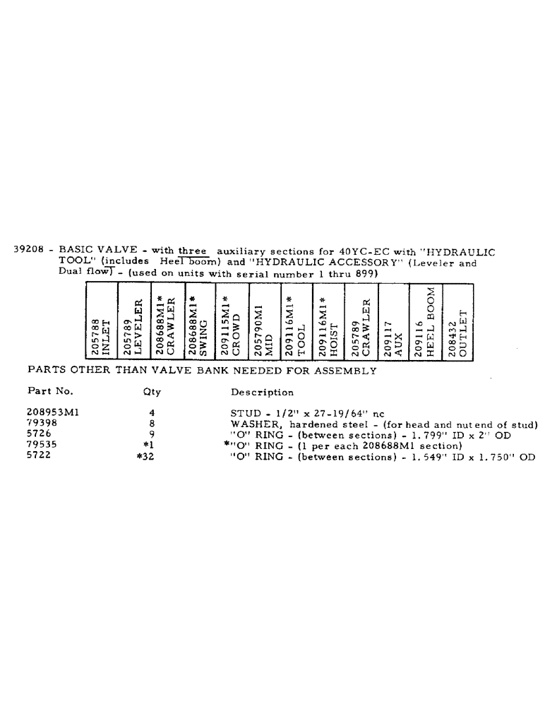 Схема запчастей Case 40YC - (H14A) - HYDRAULIC VALVES INTRODUCTION (CONTD) (07) - HYDRAULIC SYSTEM