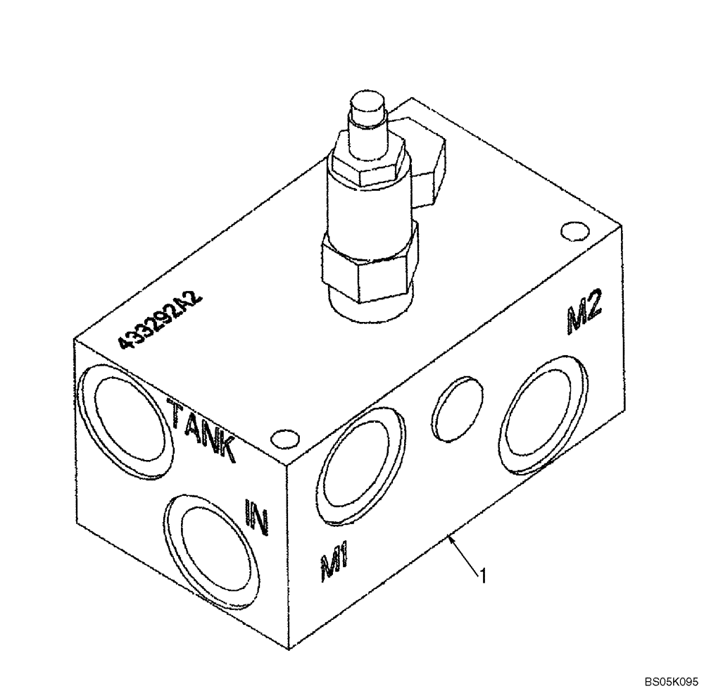 Схема запчастей Case 921C - (08-48D) - VALVE ASSY - FAN (08) - HYDRAULICS