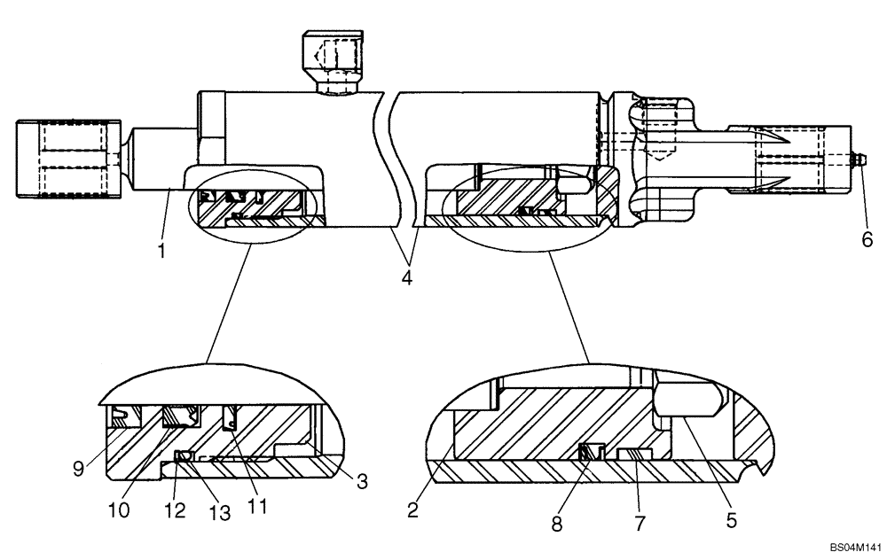 Схема запчастей Case 420 - (08-12) - CYLINDER - TILT (87438183) (08) - HYDRAULICS