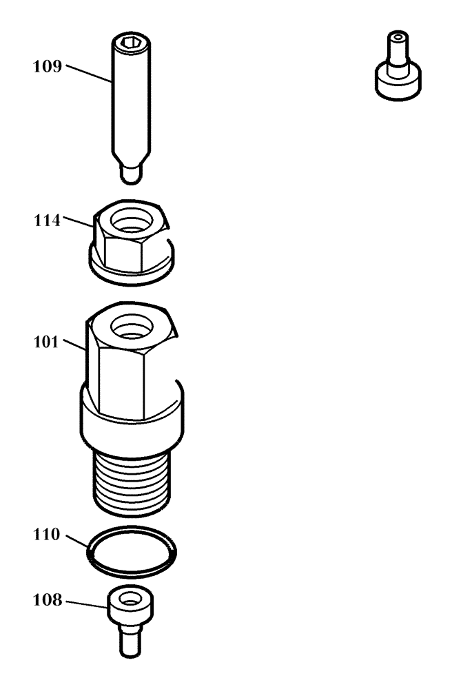 Схема запчастей Case 321D - (23.192[001]) - CUT-OFF VALVE (S/N 591052-UP) No Description