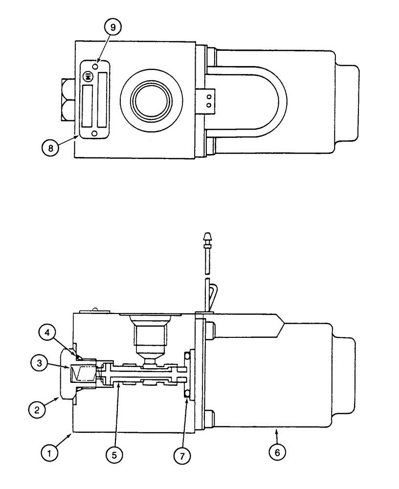 Схема запчастей Case 9040 - (8-54) - 150844A1 SOLENOID VALVE (08) - HYDRAULICS