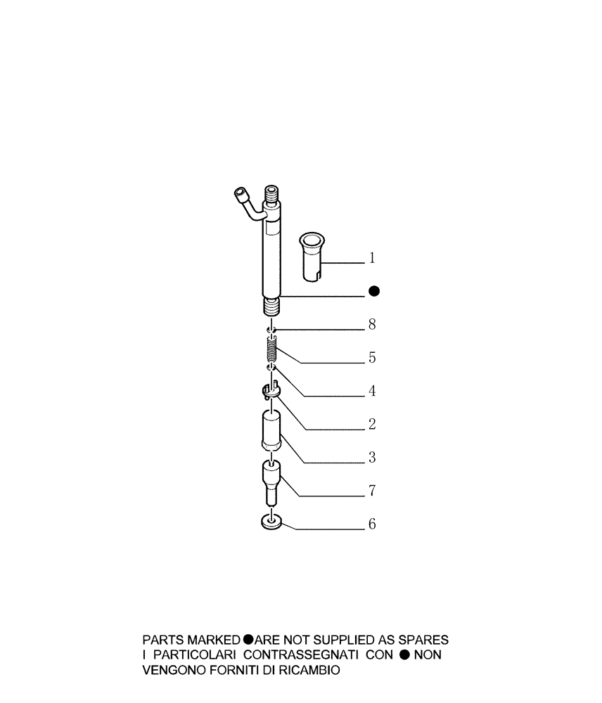 Схема запчастей Case 1850K LT - (0.140[04]) - INJECTION PUMP - COMPONENTS (01) - ENGINE