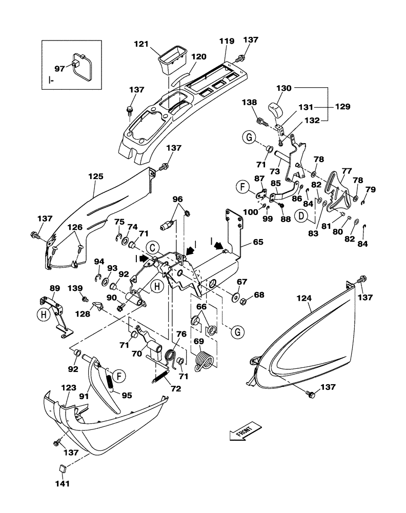 Схема запчастей Case CX250C - (09-014[00]) - OPERATORS COMPARTMENT - HAND CONTROL ARM, LEFT (09) - CHASSIS/ATTACHMENTS