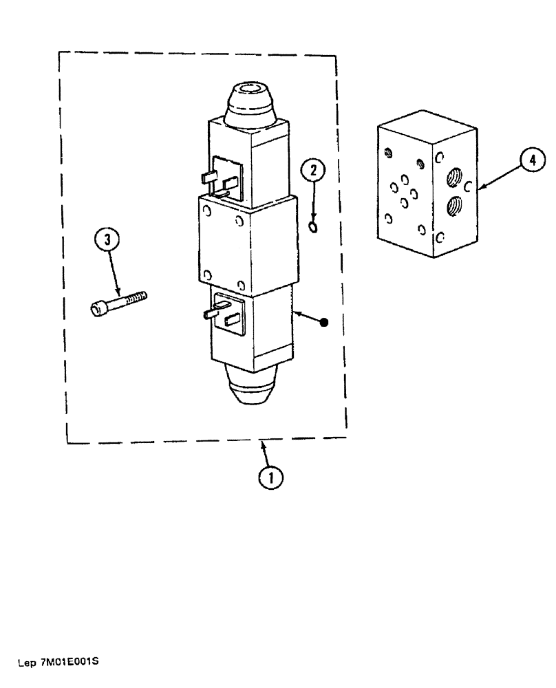 Схема запчастей Case 688B - (70) - ELECTRICALLY-CONTROLLED SELECTOR (06) - ELECTRICAL SYSTEMS