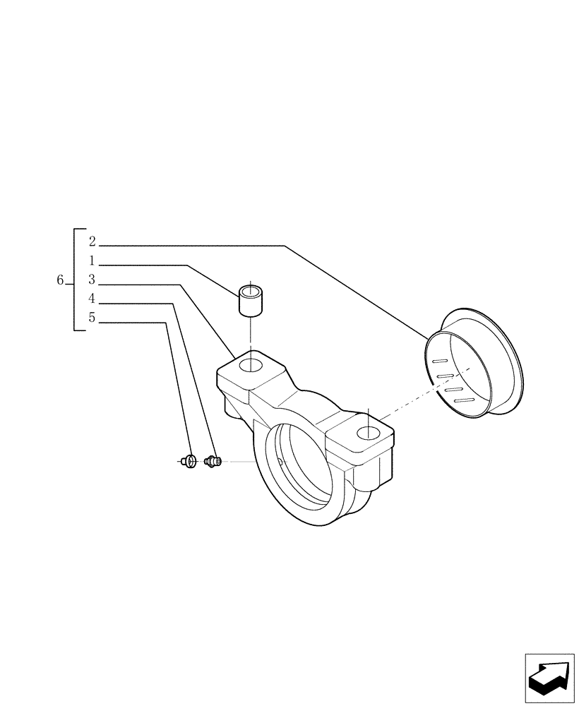 Схема запчастей Case TX842 - (1.44.0[07]) - REAR AXLE - SUPPORT (27) - REAR AXLE SYSTEM