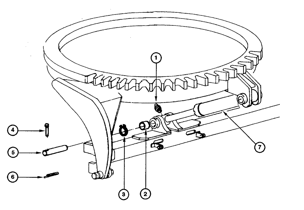 Схема запчастей Case 865 - (09.12[00]) - BLADE - TILT MECHANISM (09) - CHASSIS