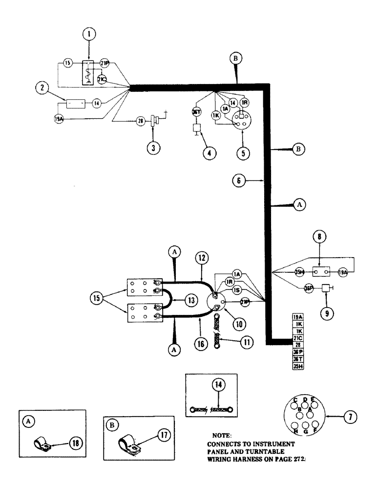 Схема запчастей Case 40 - (282) - ENGINE WIRING HARNESS FOR: DETROIT DIESEL 4-71 ENGINE,(USED ON UNITS WITH PIN 6270855 AND AFTER) (55) - ELECTRICAL SYSTEMS