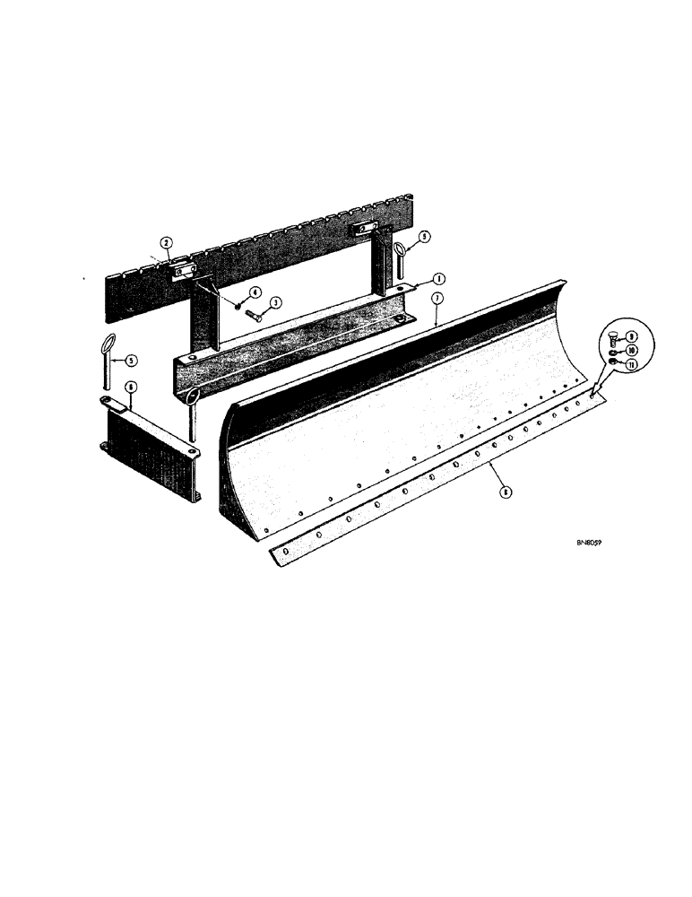 Схема запчастей Case 310B - (74) - ANGLING DOZER ATTACHMENT, INTERMEDIATE PRODUCTION 