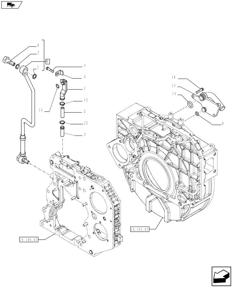 Схема запчастей Case F4HFE613U A006 - (10.101.03) - BREATHER - ENGINE (504225957) (10) - ENGINE