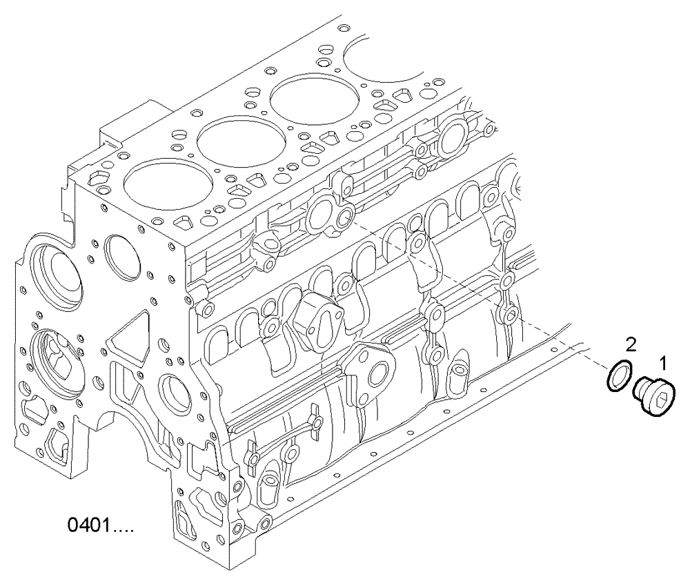 Схема запчастей Case F4GE9454K J604 - (3253.000) - WATER LINES 