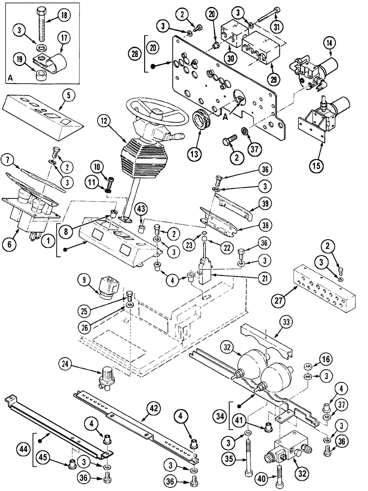 Схема запчастей Case 788 - (09D-10) - OPERATORS COMPARTMENT 788P (05.1) - UPPERSTRUCTURE CHASSIS/ATTACHMENTS