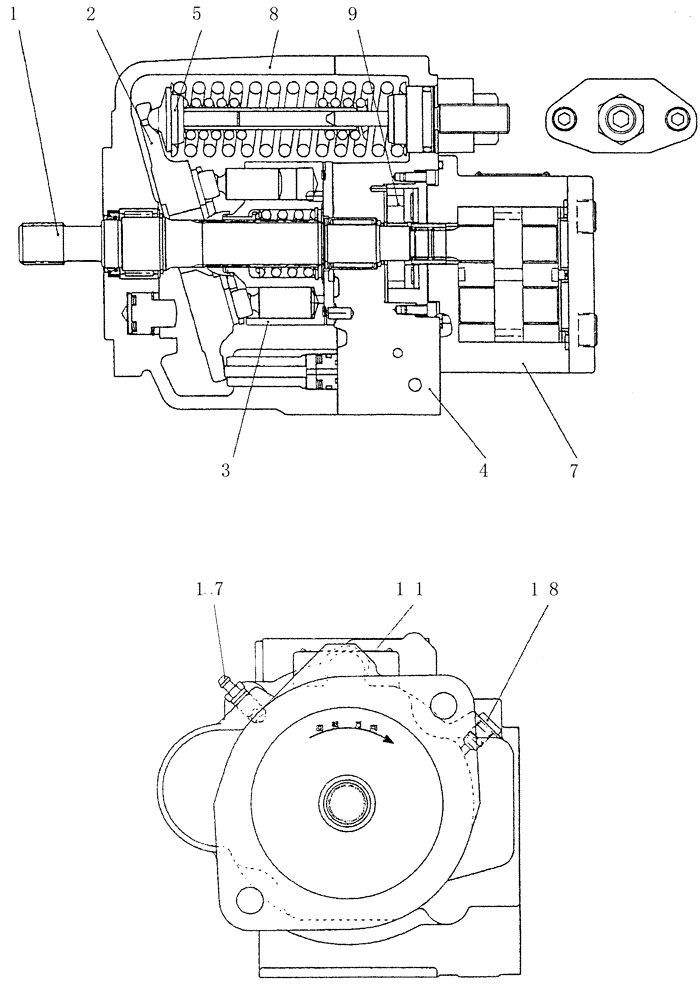 Схема запчастей Case CX31B - (HC400-01) - PUMP ASSY (00) - GENERAL & PICTORIAL INDEX