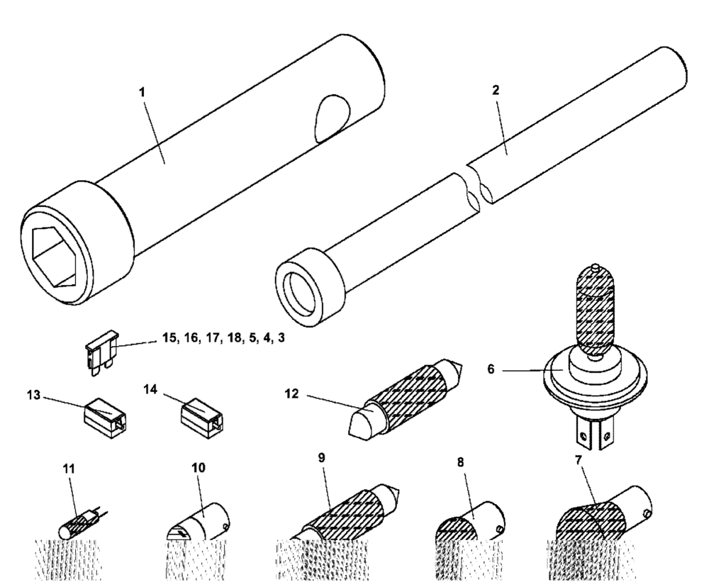 Схема запчастей Case PT240 - (88.100.02) - ELECTRICAL ACCESSORIES (GROUP 525-ND146098) (88) - ACCESSORIES