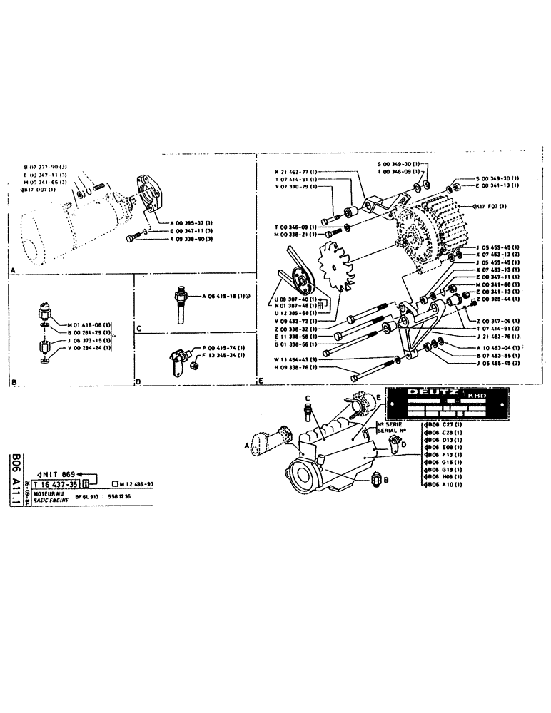 Схема запчастей Case 160CL - (049) - BASIC ENGINE (01) - ENGINE