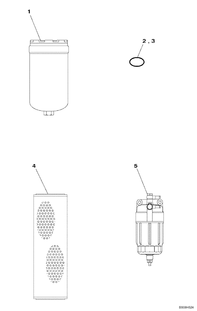 Схема запчастей Case CX800B - (09-43) - SPARE PARTS KIT (09) - CHASSIS