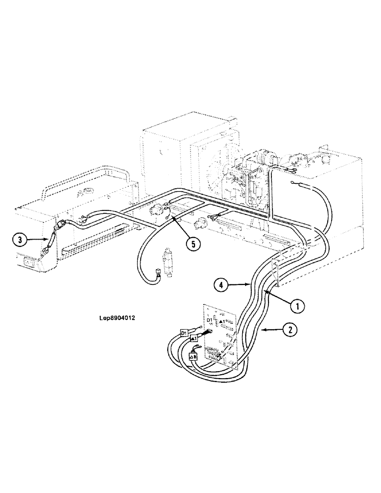 Схема запчастей Case 688C - (4-08) - ENGINE MODULE ELECTRIC CIRCUIT, (-10798) (06) - ELECTRICAL SYSTEMS