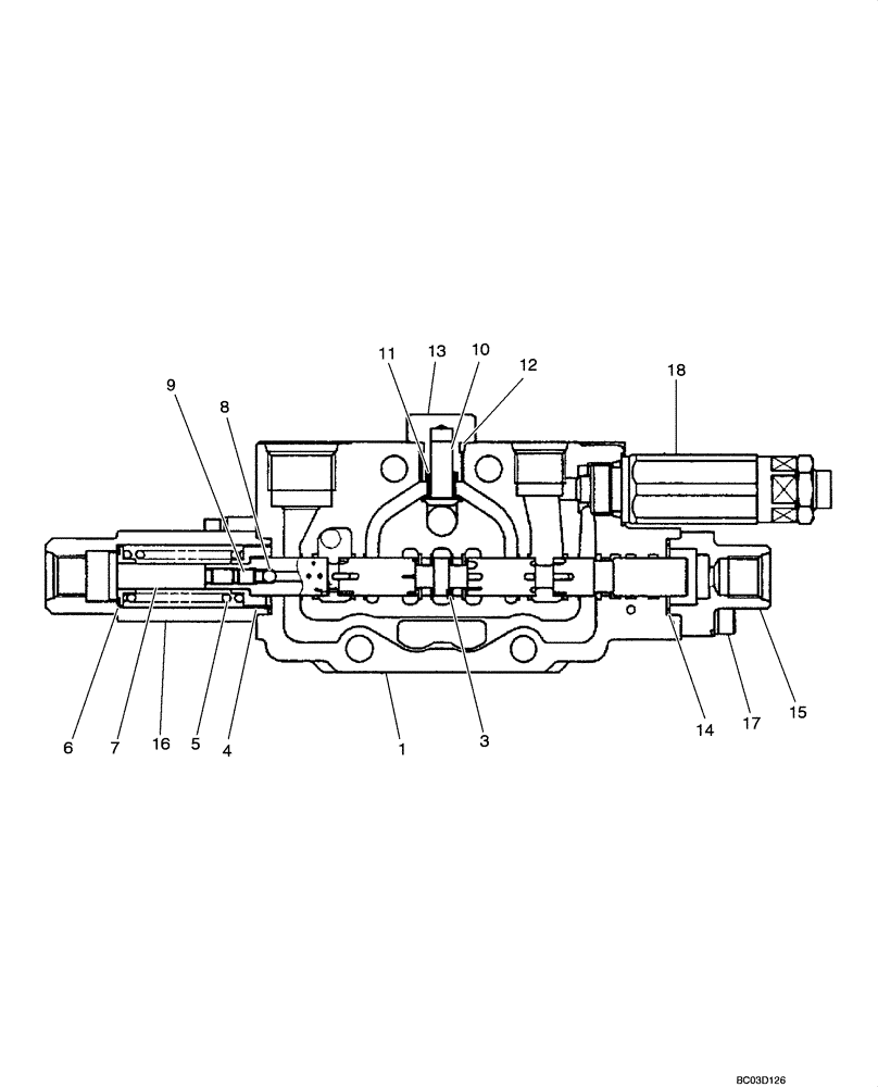 Схема запчастей Case CX31 - (08-59[00]) - VALVE ASSY - BOOM (CX31 ASN PW10 - 22001) (08) - HYDRAULICS